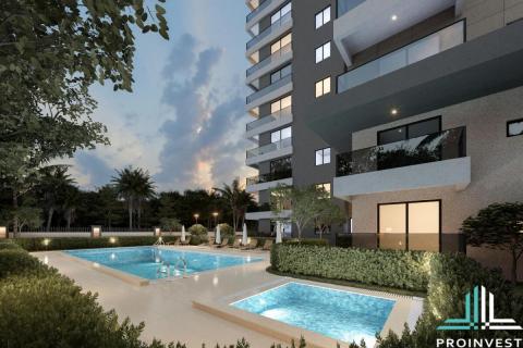 آپارتمان در  Antalya ، امارات متحده عربی 1 خوابه ، 74 متر مربع.  شماره 53570 - 18