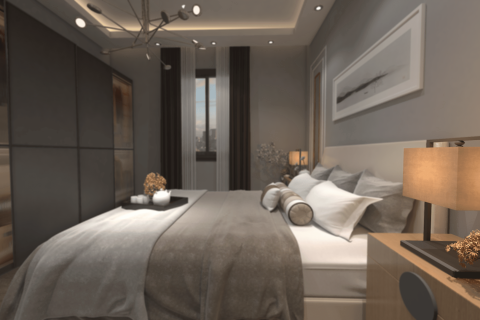 آپارتمان در  Istanbul ، امارات متحده عربی 1 خوابه ، 60 متر مربع.  شماره 51462 - 18