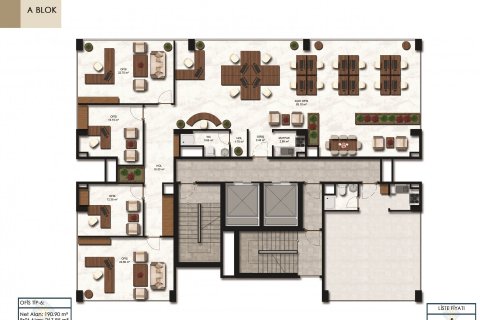 آپارتمان در Fatih،  Istanbul ، امارات متحده عربی 5 خوابه ، 211.5 متر مربع.  شماره 51402 - 19