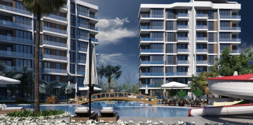آپارتمان در  Antalya ، امارات متحده عربی 1 خوابه ، 72 متر مربع.  شماره 50871