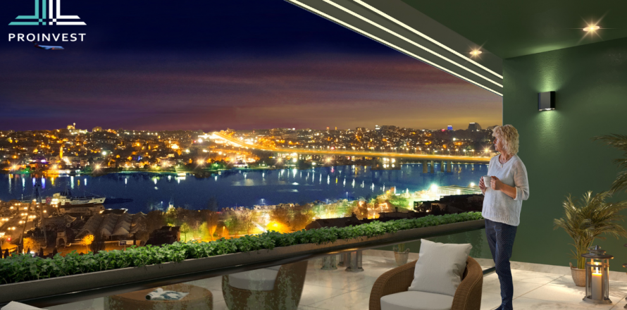 آپارتمان در Beyoglu،  Istanbul ، امارات متحده عربی 4 خوابه ، 199 متر مربع.  شماره 54495