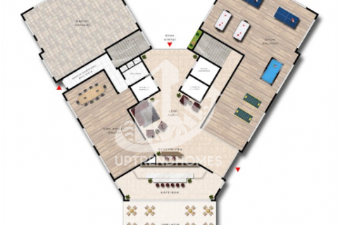 آپارتمان در  Mahmutlar ، امارات متحده عربی 1 خوابه ، 58 متر مربع.  شماره 29409 - 28
