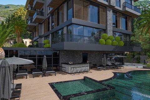 آپارتمان در  Alanya ، امارات متحده عربی 1 خوابه ، 77.3 متر مربع.  شماره 52267 - 2