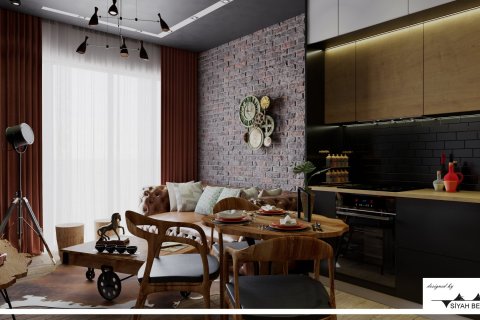 آپارتمان در  Alanya ، امارات متحده عربی 1 خوابه ، 47 متر مربع.  شماره 51683 - 14