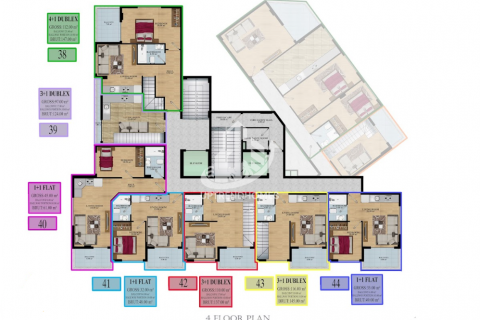 آپارتمان در  Mahmutlar ، امارات متحده عربی 3 خوابه ، 145 متر مربع.  شماره 33427 - 13