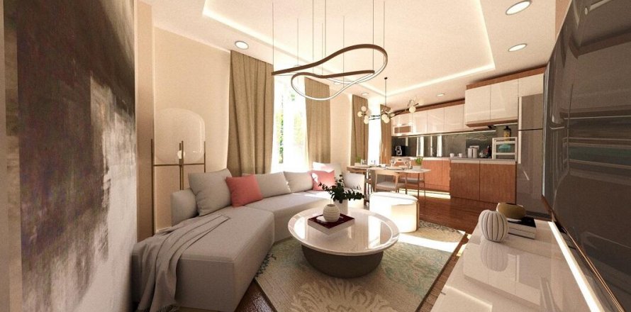 آپارتمان در  Antalya ، امارات متحده عربی 4 خوابه ، 160 متر مربع.  شماره 53142