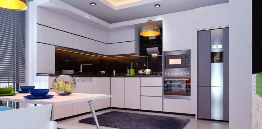 آپارتمان در  Antalya ، امارات متحده عربی 2 خوابه ، 85 متر مربع.  شماره 53166