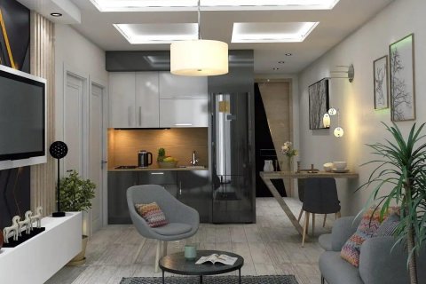 آپارتمان در  Antalya ، امارات متحده عربی 1 خوابه ، 48 متر مربع.  شماره 53541 - 1