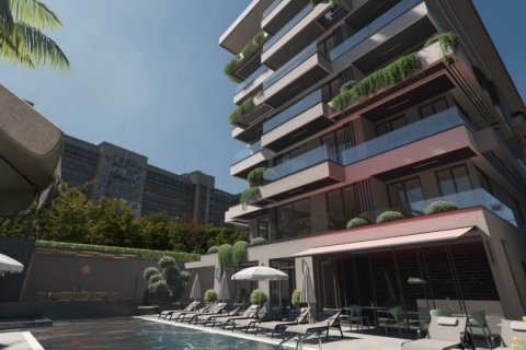 آپارتمان در  Alanya ، امارات متحده عربی 1 خوابه ، 44 متر مربع.  شماره 51498 - 5