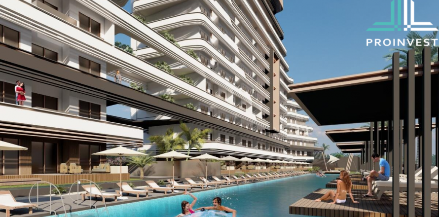 آپارتمان در  Antalya ، امارات متحده عربی 2 خوابه ، 123 متر مربع.  شماره 53099