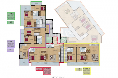 آپارتمان در  Mahmutlar ، امارات متحده عربی 3 خوابه ، 145 متر مربع.  شماره 33427 - 14