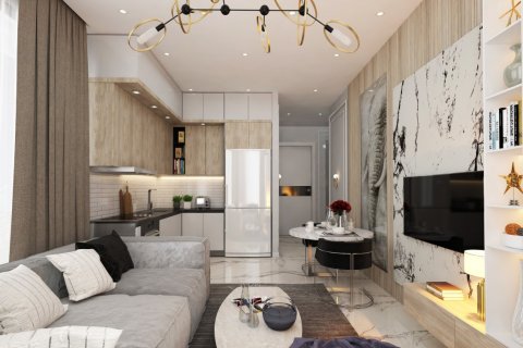 آپارتمان در  Alanya ، امارات متحده عربی 1 خوابه ، 46 متر مربع.  شماره 52297 - 2