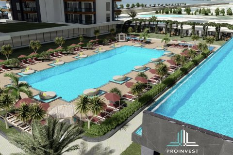 آپارتمان در  Alanya ، امارات متحده عربی 1 خوابه ، 57 متر مربع.  شماره 52411 - 1