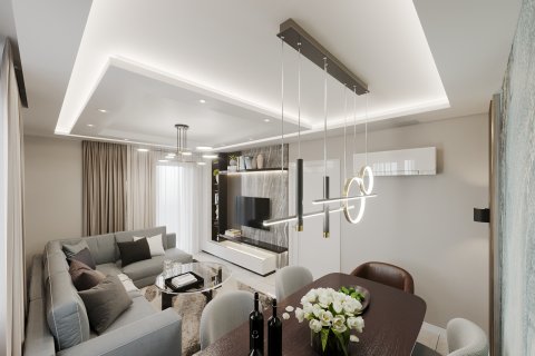 آپارتمان در  Alanya ، امارات متحده عربی 1 خوابه ، 52 متر مربع.  شماره 52522 - 18