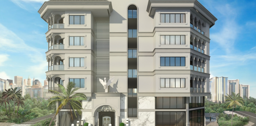 آپارتمان در  Mahmutlar ، امارات متحده عربی 1 خوابه ، 52 متر مربع.  شماره 46788