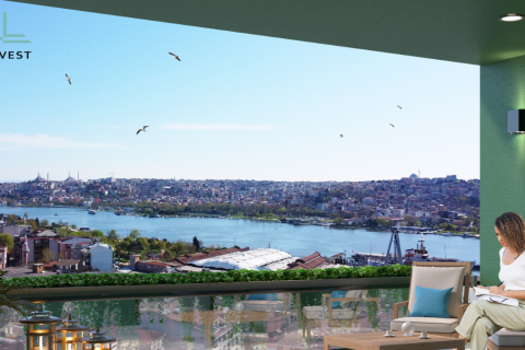 آپارتمان در Beyoglu،  Istanbul ، امارات متحده عربی 3 خوابه ، 186 متر مربع.  شماره 54494 - 7