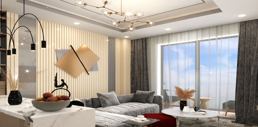 آپارتمان در در The Taurus Mahmutlar ، امارات متحده عربی 2 خوابه ، 166 متر مربع.  شماره 50931