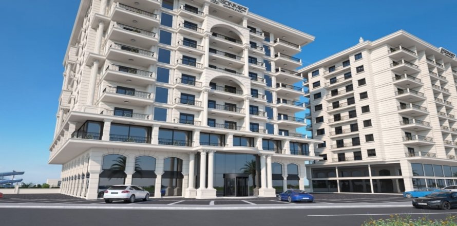 آپارتمان در در Novita Square Residence Mahmutlar ، امارات متحده عربی 1 خوابه ، 53.45 متر مربع.  شماره 52062