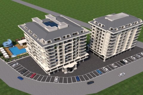 آپارتمان در در Novita Square Residence Mahmutlar ، امارات متحده عربی 1 خوابه ، 53.75 متر مربع.  شماره 52066 - 1