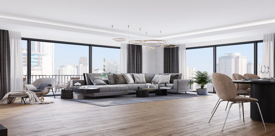 آپارتمان در Atasehir، در Otto Atasehir Istanbul ، امارات متحده عربی 1 خوابه ، 71 متر مربع.  شماره 51305