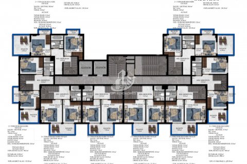 آپارتمان در  Avsallar ، امارات متحده عربی 1 خوابه ، 54 متر مربع.  شماره 54200 - 14