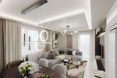 آپارتمان در  Alanya ، امارات متحده عربی 1 خوابه ، 52 متر مربع.  شماره 52522 - 15