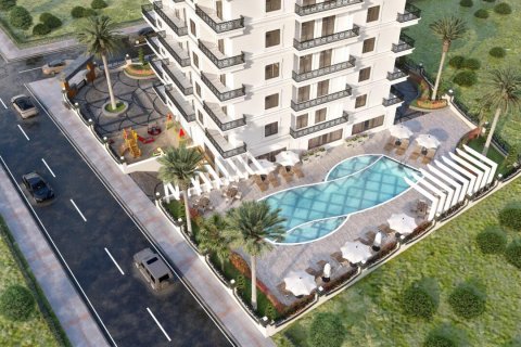آپارتمان در  Alanya ، امارات متحده عربی 1 خوابه ، 60 متر مربع.  شماره 53975 - 4