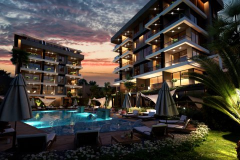 آپارتمان در Kargicak،  Alanya ، امارات متحده عربی 140 متر مربع.  شماره 51046 - 2