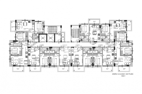 آپارتمان در  Mahmutlar ، امارات متحده عربی 1 خوابه ، 48 متر مربع.  شماره 43249 - 9