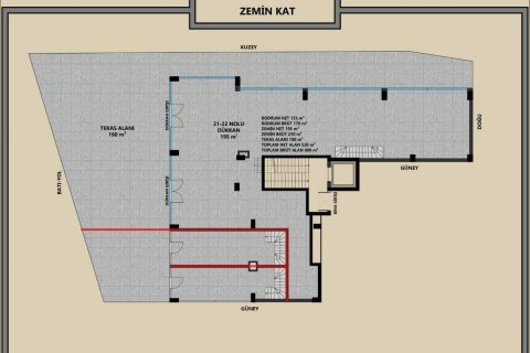 آپارتمان در  Antalya ، امارات متحده عربی 5 خوابه ، 220 متر مربع.  شماره 53612 - 5