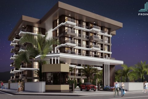 آپارتمان در  Alanya ، امارات متحده عربی 1 خوابه ، 55 متر مربع.  شماره 53965 - 3