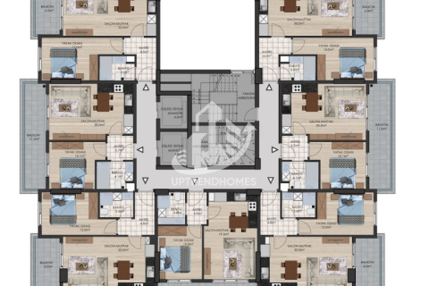 آپارتمان در  Mahmutlar ، امارات متحده عربی 1 خوابه ، 55 متر مربع.  شماره 43248 - 30