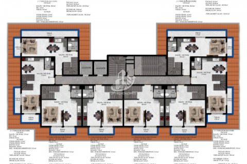آپارتمان در  Avsallar ، امارات متحده عربی 1 خوابه ، 54 متر مربع.  شماره 54200 - 15