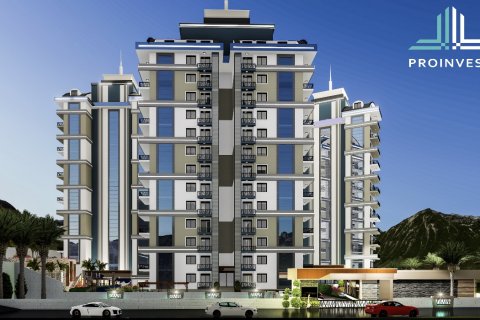 آپارتمان در  Alanya ، امارات متحده عربی 1 خوابه ، 56 متر مربع.  شماره 51455 - 9