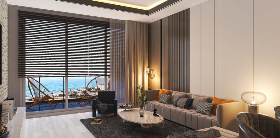 آپارتمان در  Mersin ، امارات متحده عربی 3 خوابه ، 99 متر مربع.  شماره 53963