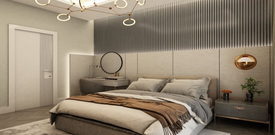 آپارتمان در Kargicak، در Vista Orange Alanya ، امارات متحده عربی 1 خوابه ، 65 متر مربع.  شماره 50683