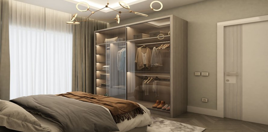 آپارتمان در Kargicak، در Vista Orange Alanya ، امارات متحده عربی 1 خوابه ، 65 متر مربع.  شماره 50684