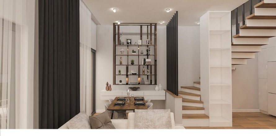 آپارتمان در  Antalya ، امارات متحده عربی 2 خوابه ، 107 متر مربع.  شماره 52871
