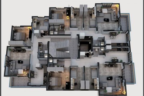 آپارتمان در  Antalya ، امارات متحده عربی 2 خوابه ، 115 متر مربع.  شماره 53139 - 13