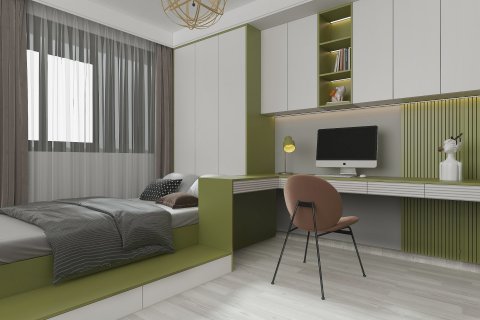 آپارتمان در  Mersin ، امارات متحده عربی 2 خوابه ، 79 متر مربع.  شماره 53961 - 7