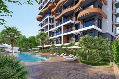 آپارتمان در  Alanya ، امارات متحده عربی 1 خوابه ، 63 متر مربع.  شماره 58800 - 2