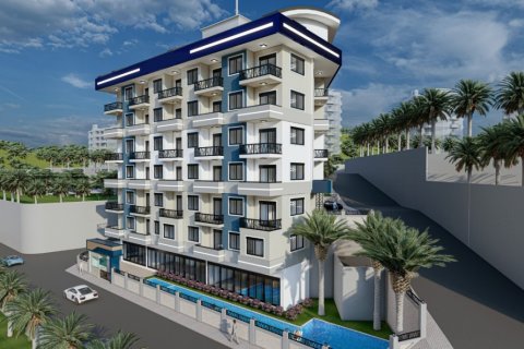آپارتمان در  Alanya ، امارات متحده عربی 1 خوابه ، 50 متر مربع.  شماره 58932 - 1