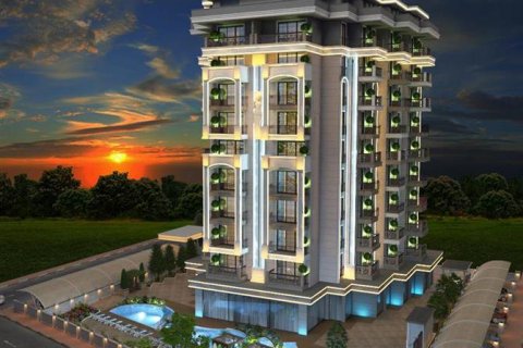 آپارتمان در  Alanya ، امارات متحده عربی 1 خوابه ، 53 متر مربع.  شماره 58847 - 10