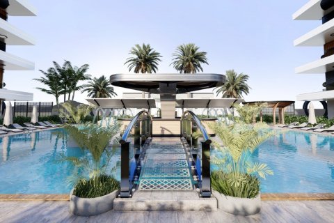 آپارتمان در  Alanya ، امارات متحده عربی 1 خوابه ، 55 متر مربع.  شماره 58925 - 9