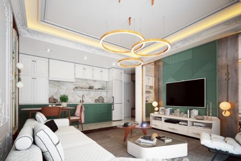 آپارتمان در  Alanya ، امارات متحده عربی 1 خوابه ، 57 متر مربع.  شماره 59014 - 14