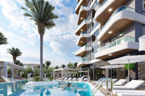 آپارتمان در  Alanya ، امارات متحده عربی 1 خوابه ، 49 متر مربع.  شماره 58982 - 3