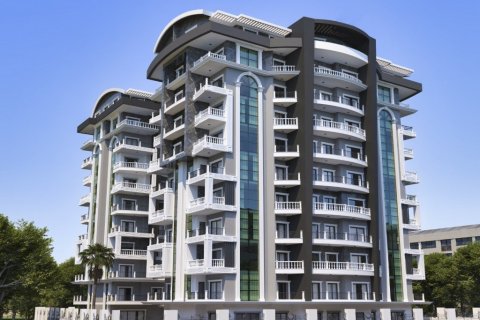 آپارتمان در  Alanya ، امارات متحده عربی 1 خوابه ، 78 متر مربع.  شماره 58828 - 1