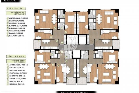 آپارتمان در  Istanbul ، امارات متحده عربی 2 خوابه ، 74 متر مربع.  شماره 59572 - 20