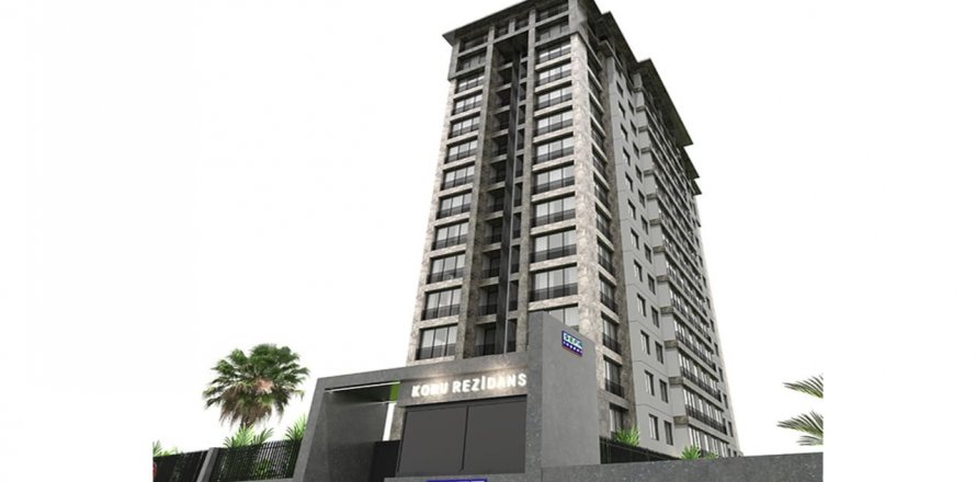 آپارتمان در Kadikoy، در Koru Residence Istanbul ، امارات متحده عربی 2 خوابه ، 99.36 متر مربع.  شماره 62256