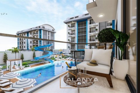 آپارتمان در  Alanya ، امارات متحده عربی 1 خوابه ، 47 متر مربع.  شماره 59042 - 8